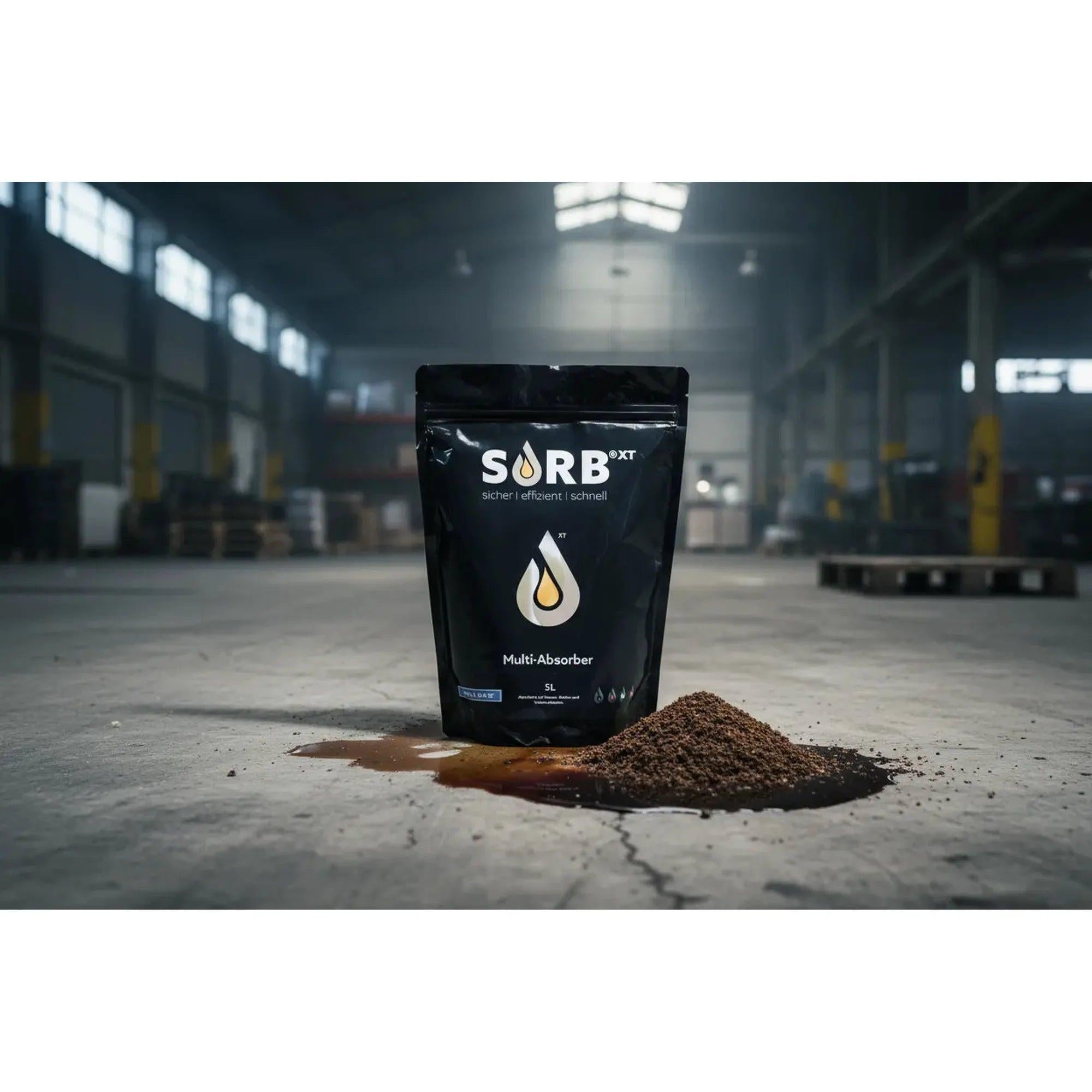 SORB XT 5 Litre Sachet Organic Binder - Absorbs 3.6 Litres
