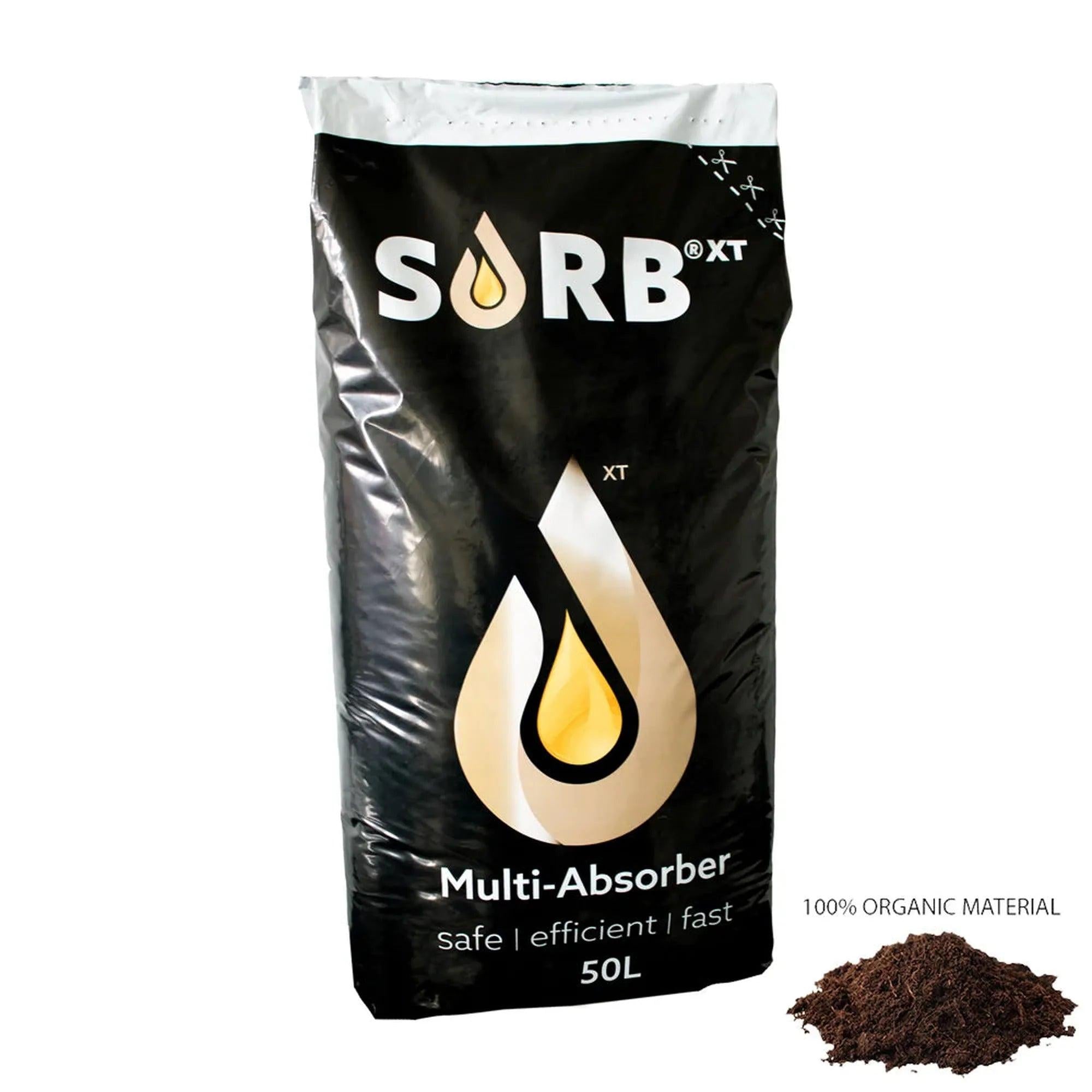 SORB XT 50 Litre Bag Organic Binder - Absorbs 36 Litres