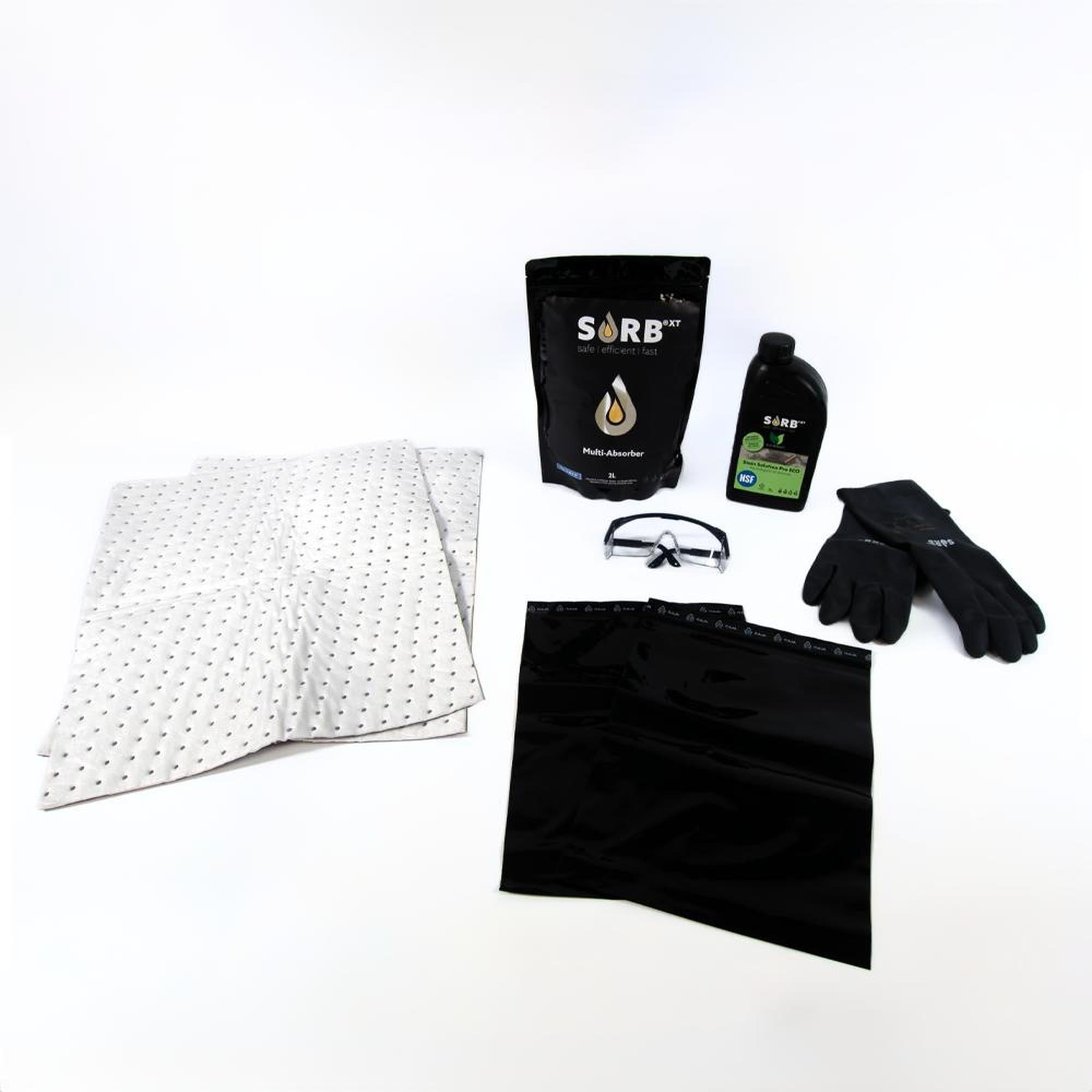 SORB XT Compact Absorbent & Clean Spill Kit