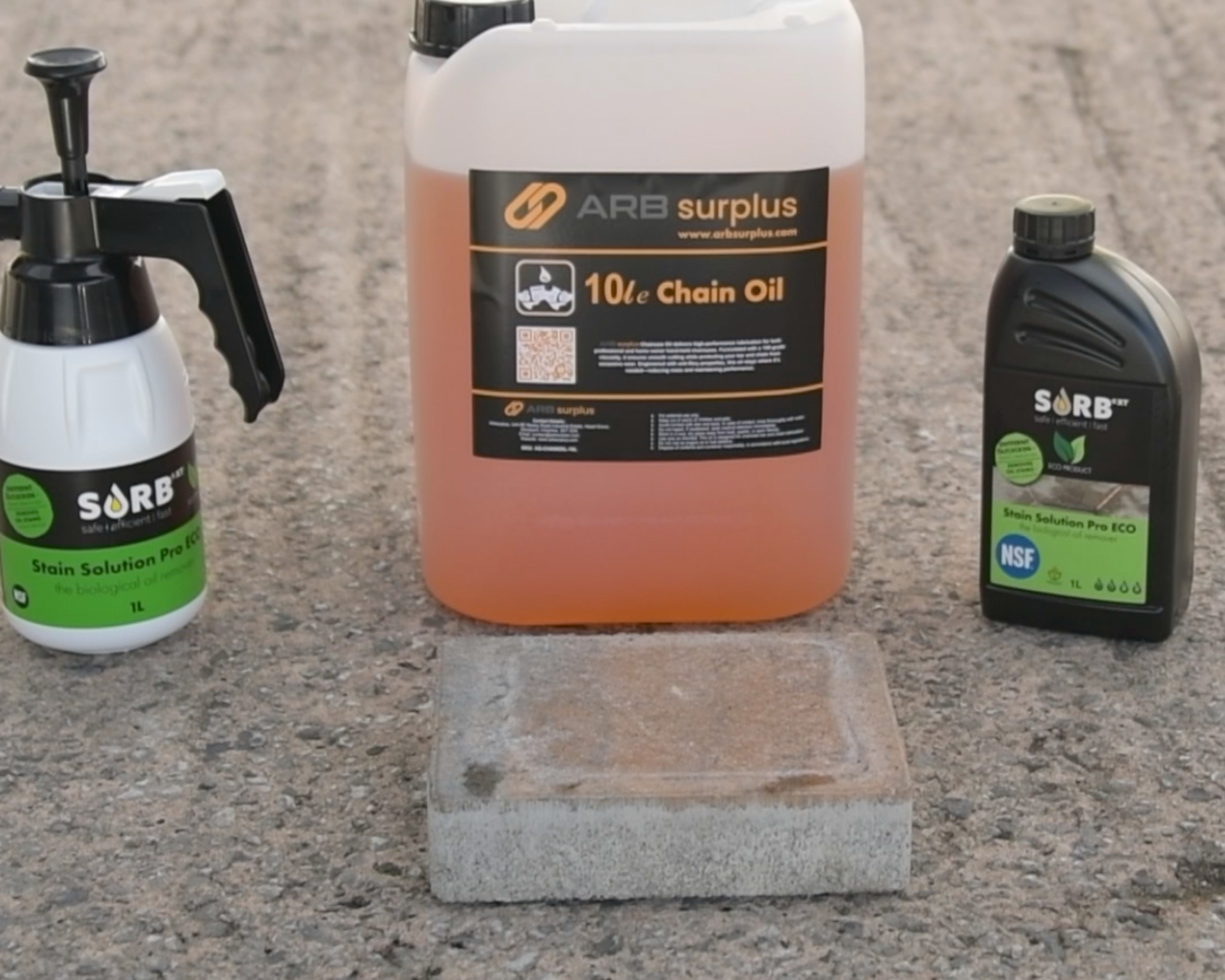 Stain Solution After Action Picture