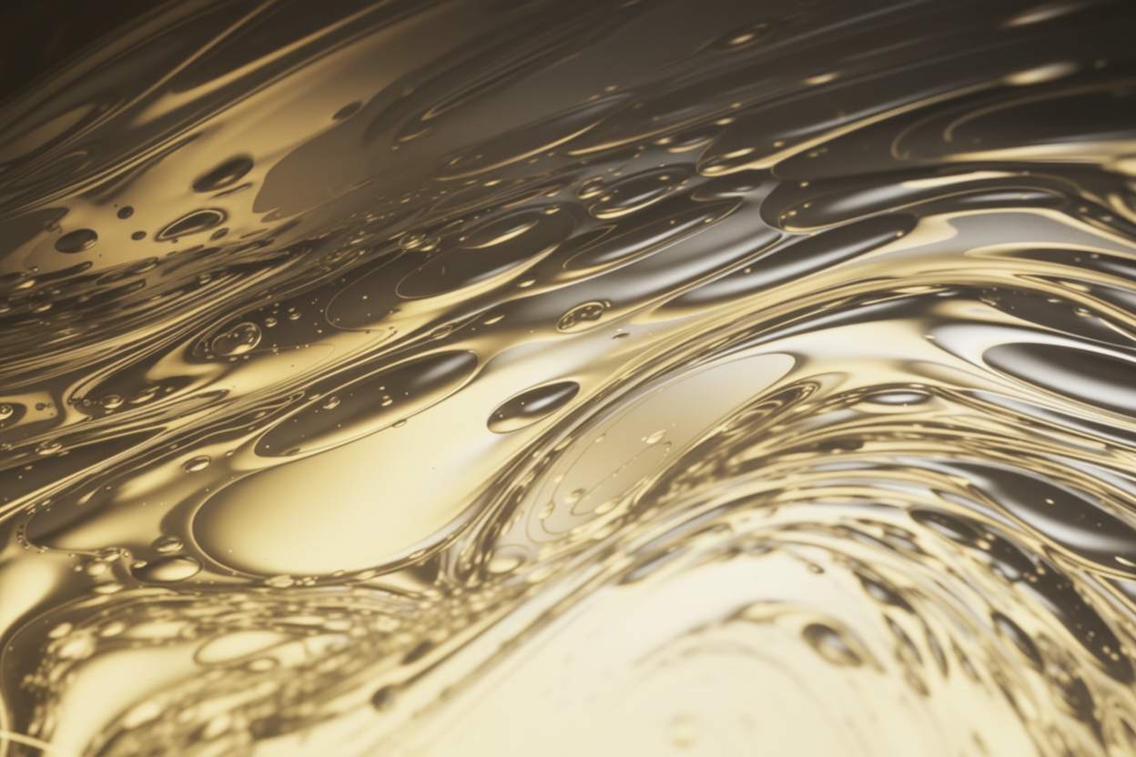 Lightened Yellow Liquid Background