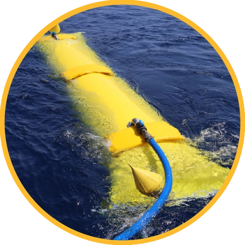 SORB Oil Barriers in the oean